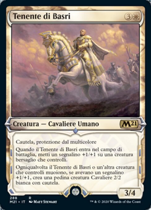 Tenente di Basri (Basri's Lieutenant) - Foundations Jumpstart (#171) - Illustrated by Matt Stewart - Magic: The Gathering Card