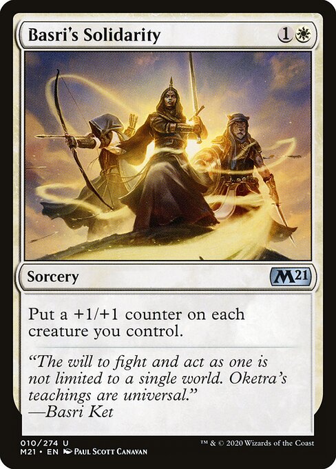 Basri's Solidarity - Core Set 2021 Magic card