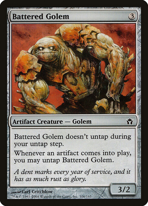 Battered Golem - Fifth Dawn Magic card