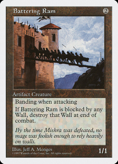 Battering Ram - Fifth Edition (#353) - Illustrated by Jeff A. Menges - Magic: The Gathering Card