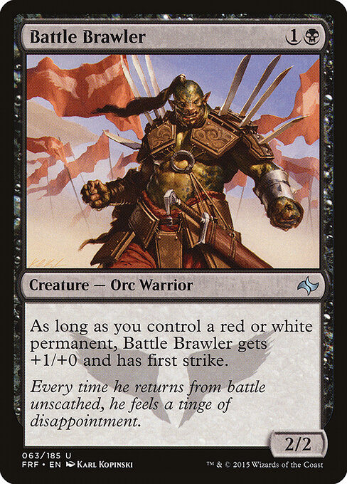 Battle Brawler - Fate Reforged Magic card