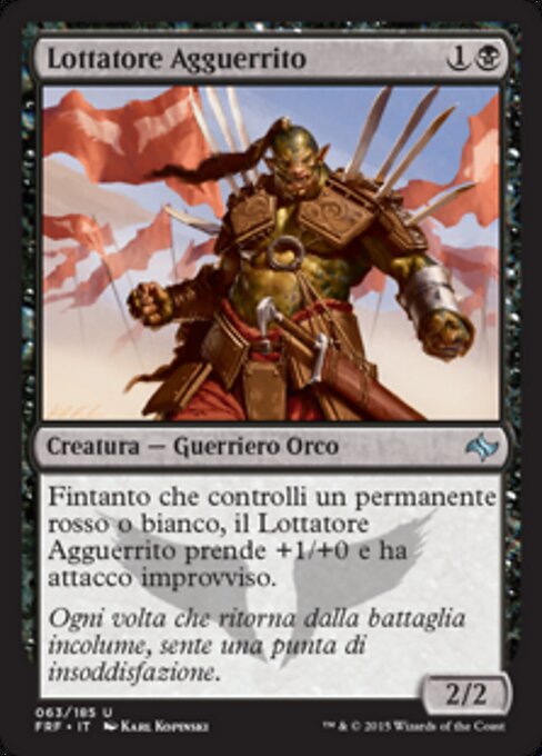 Pendenciero de batalla (Battle Brawler) - Fate Reforged (#63) - Illustrated by Karl Kopinski - Magic: The Gathering Card