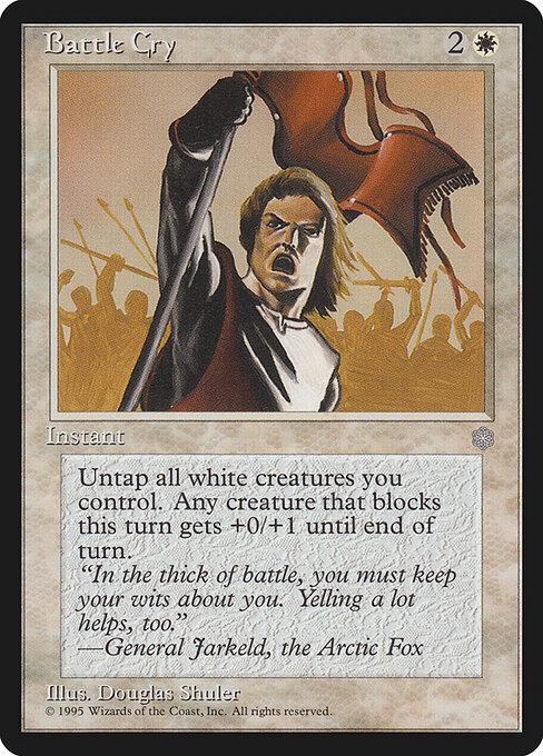 Battle Cry - Ice Age Magic card