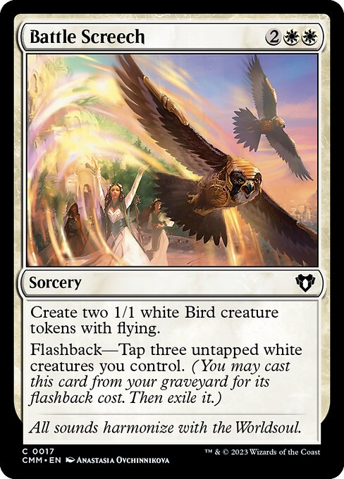 Battle Screech - Commander Masters Magic card