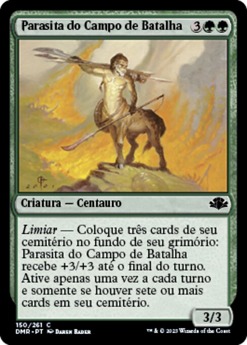 Sciacallo della Battaglia (Battlefield Scrounger) - Dominaria Remastered (#150) - Illustrated by Daren Bader - Magic: The Gathering Card