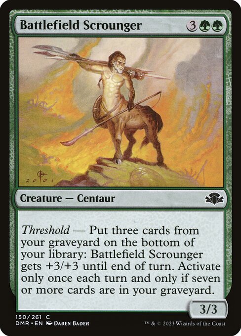 Battlefield Scrounger - Dominaria Remastered Magic card