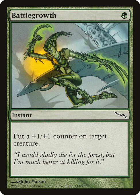 Battlegrowth - Mirrodin Magic card