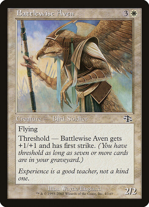 Battlewise Aven - Judgment Magic card