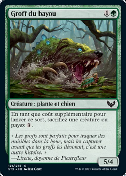 Mangroven-Groff (Bayou Groff) - Strixhaven: School of Mages (#121) - Illustrated by Ilse Gort - Magic: The Gathering Card