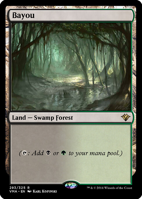Bayou - Vintage Masters Magic card