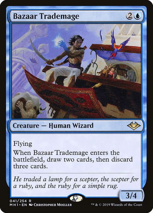 Bazaar Trademage - Modern Horizons Magic card
