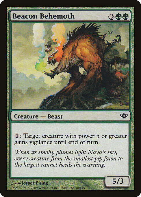 Beacon Behemoth - Conflux Magic card