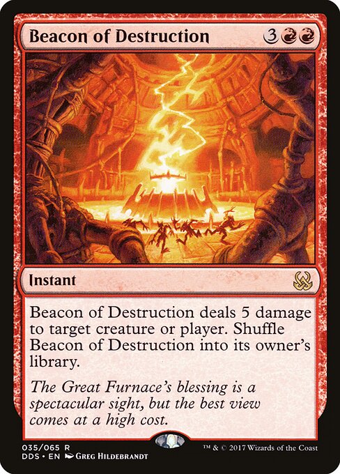 Beacon of Destruction - Duel Decks: Mind vs. Might Magic card