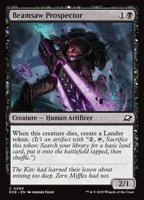 Beamsaw Prospector - Edge of Eternities Magic card
