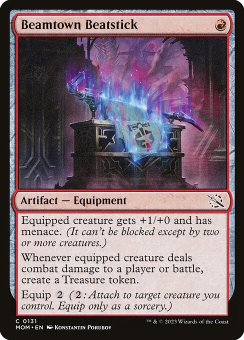 Beamtown Beatstick - March of the Machine Magic card