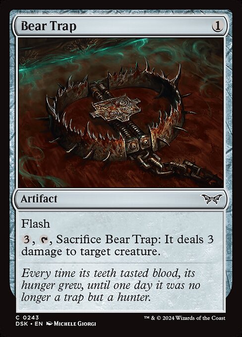 Bear Trap - Duskmourn: House of Horror Magic card