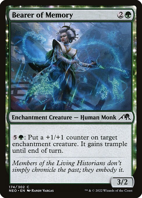 Bearer of Memory - Kamigawa: Neon Dynasty Magic card