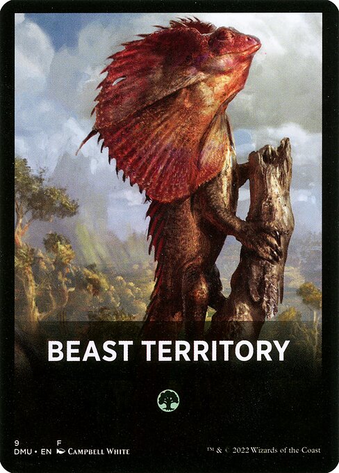 Beast Territory - Dominaria United Jumpstart Front Cards (#9) - Illustrated by Campbell White - Magic: The Gathering Card