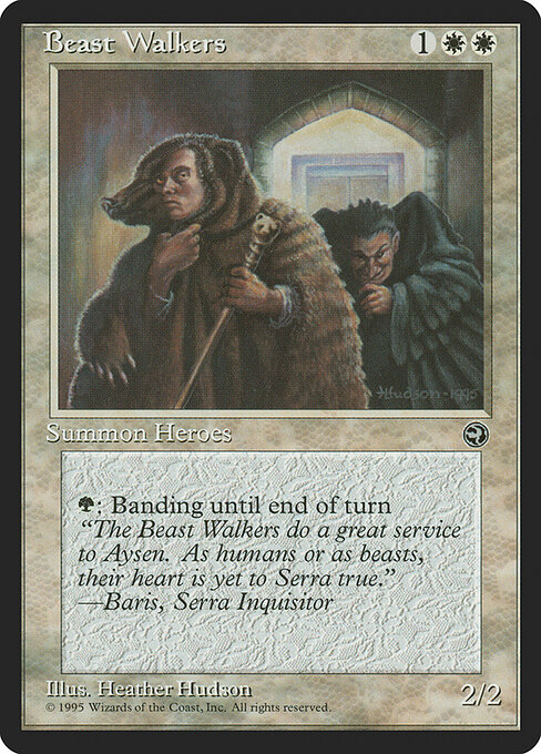Beast Walkers - Homelands Magic card