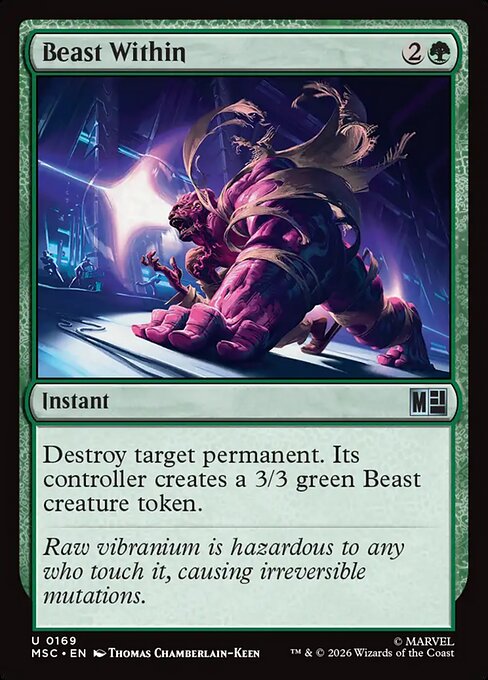 Beast Within - Marvel Super Heroes Commander Magic card