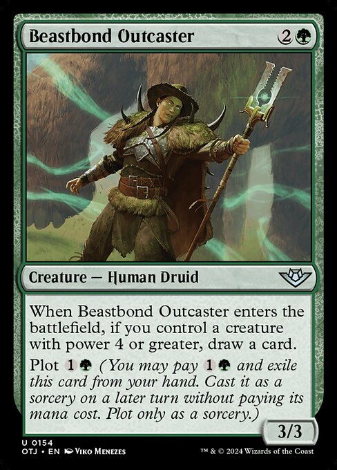 Beastbond Outcaster - Outlaws of Thunder Junction Magic card