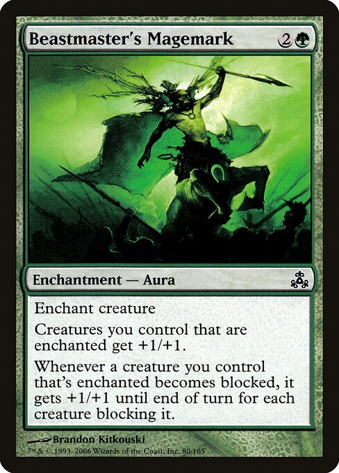 Beastmaster's Magemark - Guildpact Magic card
