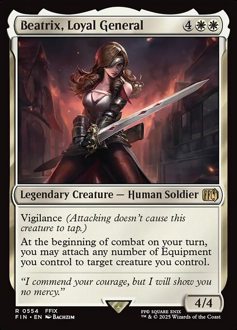 Beatrix, Loyal General - Final Fantasy Magic card