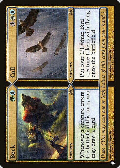 Beck // Call - The List (#DGM-123) - Illustrated by Adam Paquette - Magic: The Gathering Card