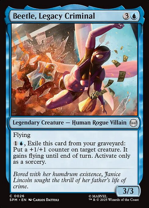 Beetle, Legacy Criminal - Marvel's Spider-Man Magic card