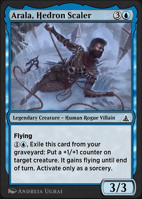 Arala, Hedron Scaler (Beetle, Legacy Criminal) - Through the Omenpaths (#25) - Illustrated by Andreia Ugrai - Magic: The Gathering Card