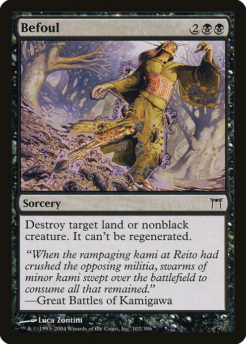 Befoul - Champions of Kamigawa Magic card