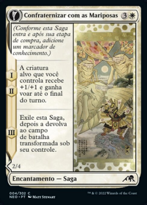 Befriending the Moths // Imperial Moth - Kamigawa: Neon Dynasty (#4) - Illustrated by Matt Stewart - Magic: The Gathering Card