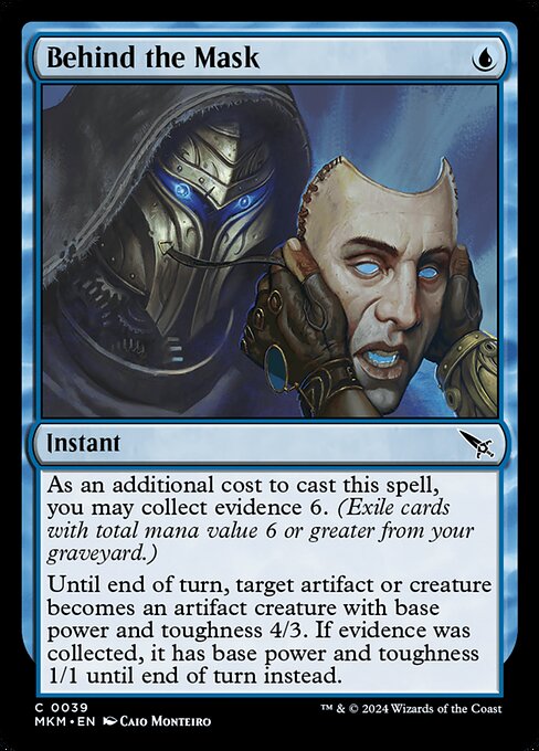 Behind the Mask - Murders at Karlov Manor Magic card