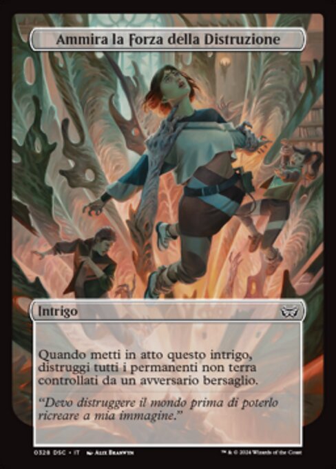 Siehe! Die Macht der Zerstörung! (Behold the Power of Destruction) - Duskmourn: House of Horror Commander (#328) - Magic: The Gathering Card