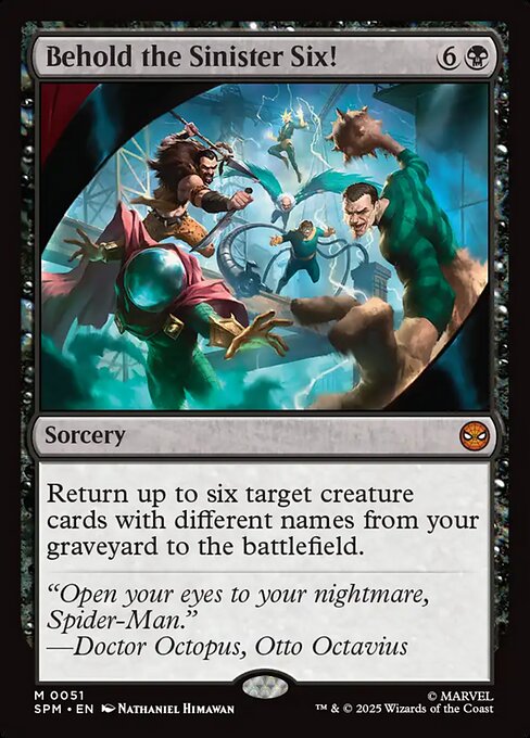 Behold the Sinister Six! - Marvel's Spider-Man Magic card