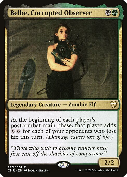 Belbe, Corrupted Observer - Commander Legends (#270) - Illustrated by Igor Kieryluk - Magic: The Gathering Card