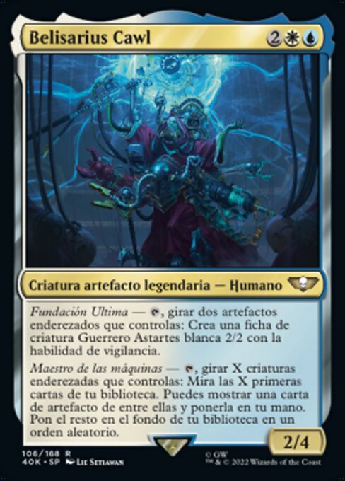 Belisarius Cawl - Warhammer 40,000 Commander (#106) - Illustrated by Lie Setiawan - Magic: The Gathering Card