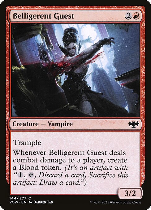 Belligerent Guest - Innistrad: Crimson Vow Magic card