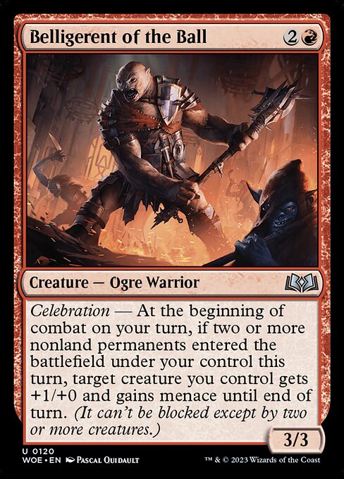 Belligerent of the Ball - Wilds of Eldraine Magic card