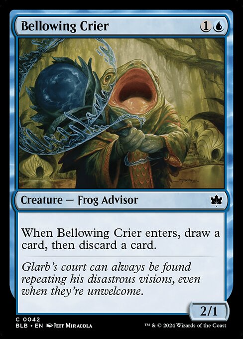 Bellowing Crier - Bloomburrow Magic card