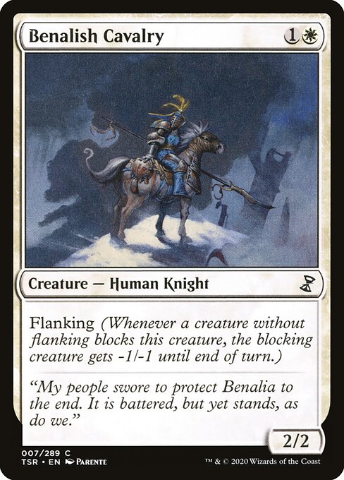Benalish Cavalry - Time Spiral Remastered Magic card