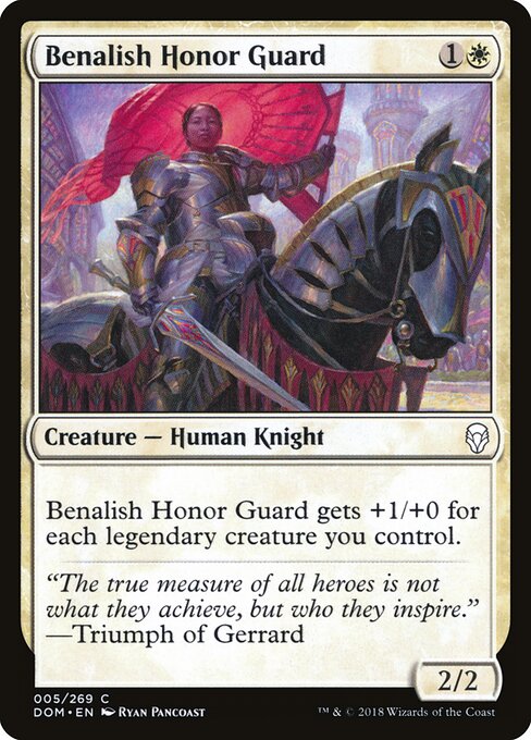 Benalish Honor Guard - Dominaria Magic card