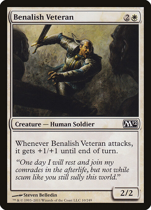 Benalish Veteran - Magic 2012 Magic card