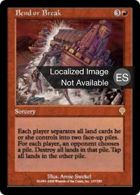 Piega o Spezza (Bend or Break) - Invasion (#137) - Illustrated by Arnie Swekel - Magic: The Gathering Card