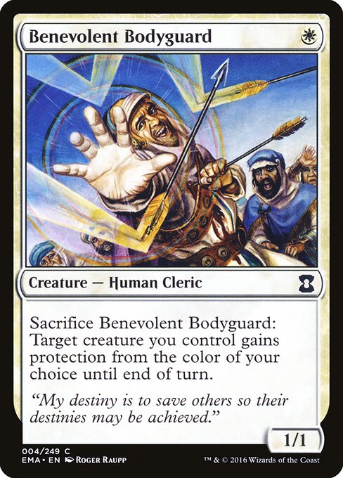 Benevolent Bodyguard - Eternal Masters Magic card