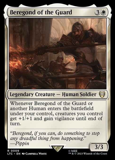 Beregond of the Guard - Tales of Middle-earth Commander Magic card