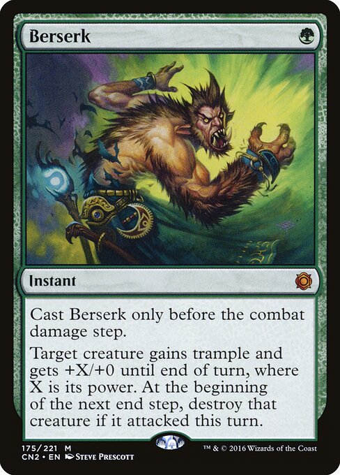 Berserk - Conspiracy: Take the Crown (#175) - Illustrated by Steve Prescott - Magic: The Gathering Card