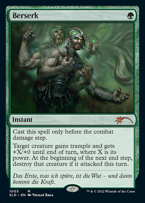 Berserk - Secrets of Strixhaven Mystical Archive (#50) - Illustrated by Paul Adam - Magic: The Gathering Card