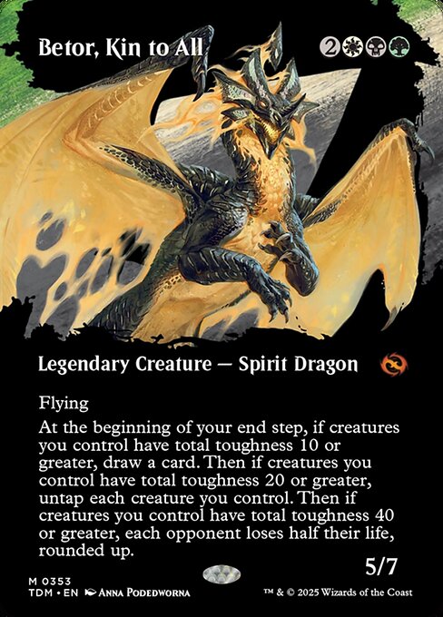 Betor, familiar de todos (Betor, Kin to All) - Tarkir: Dragonstorm (#353) - Illustrated by Anna Podedworna - Magic: The Gathering Card