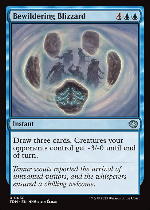 Bewildering Blizzard - Tarkir: Dragonstorm Magic card